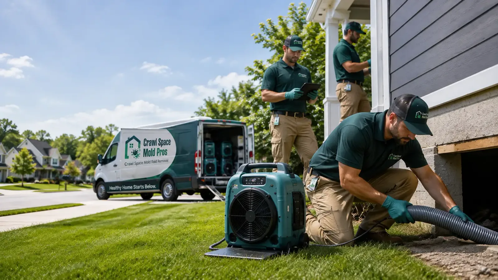 Crawl Space Mold Removal in Thompson, PA